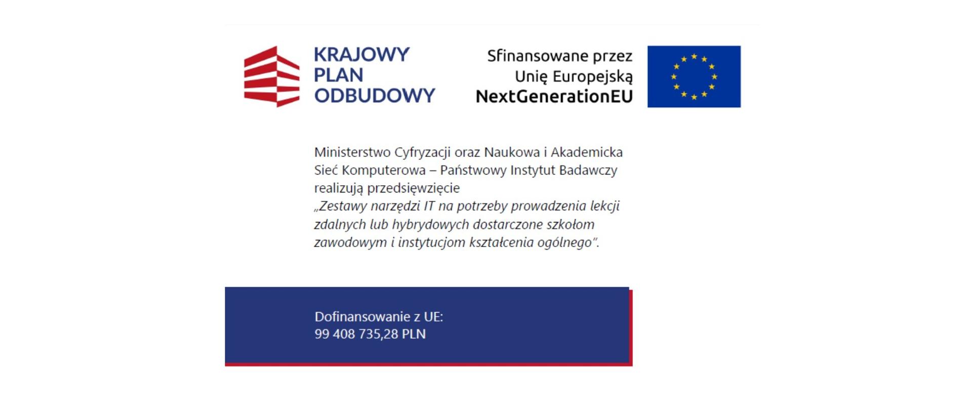 Sprzęt dla szkół z dofinansowaniem z KPO