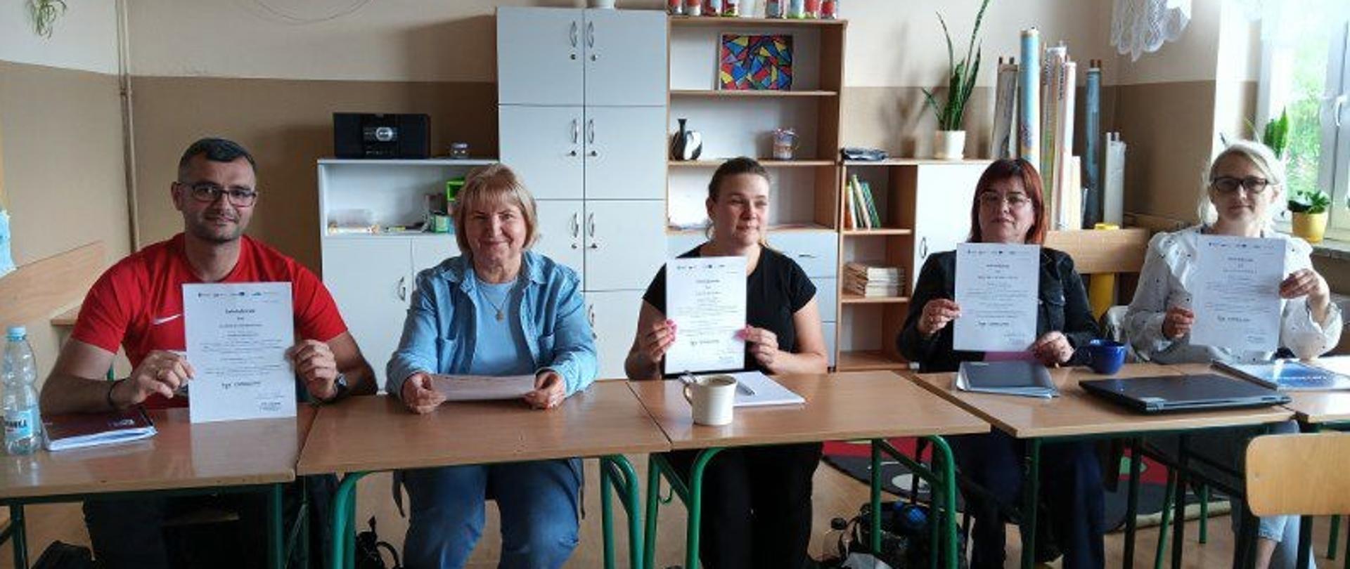 SP w Opaciu - szkolenia nauczycieli