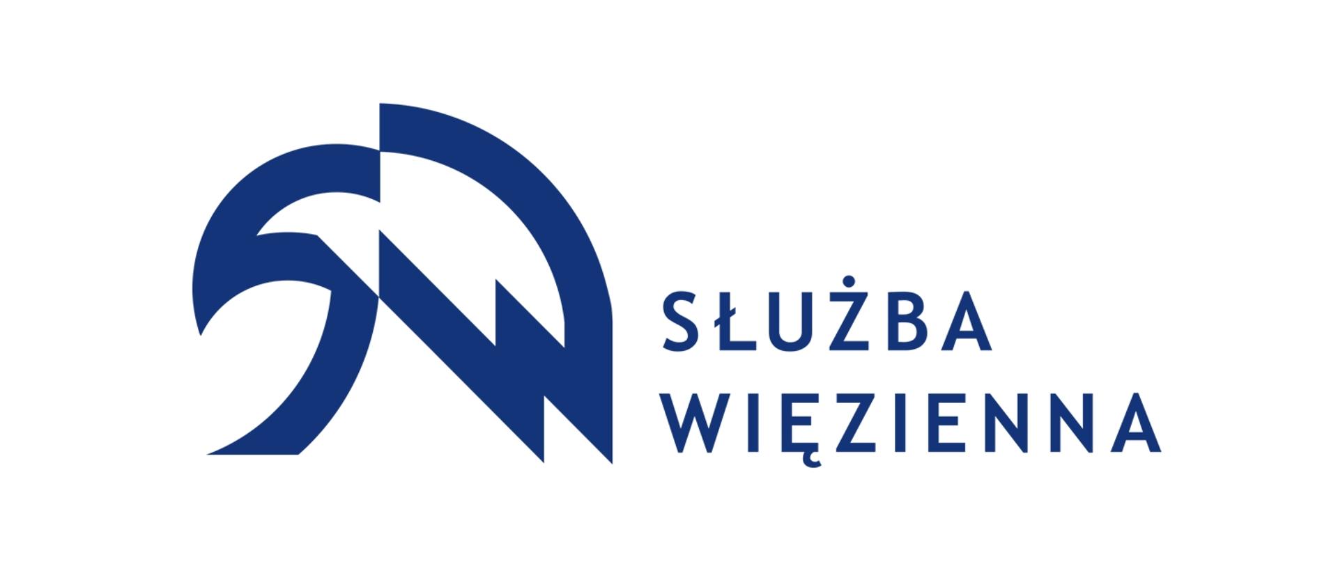 obrazek przedstawia logotyp z tekstem służba więzienna