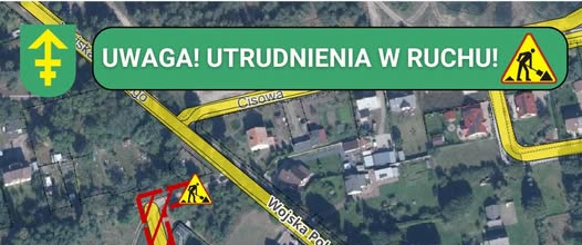 Utrudnienia mapa