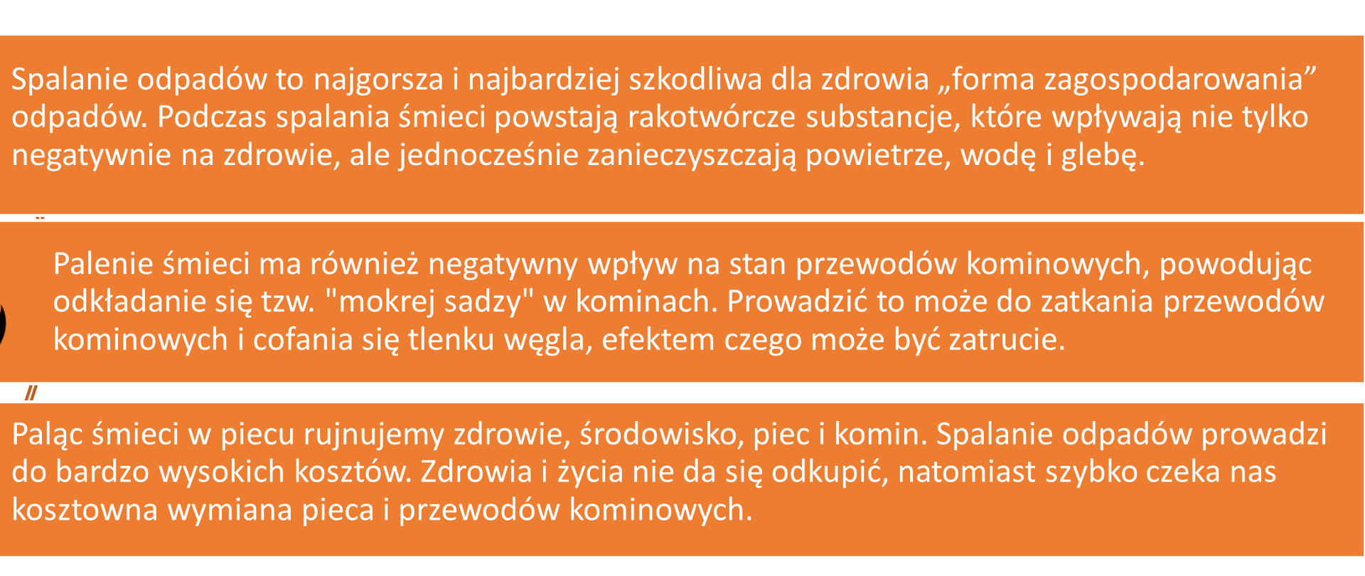 Negatywne skutki spalania odpadów w urządzeniach do tego nie przeznaczonych