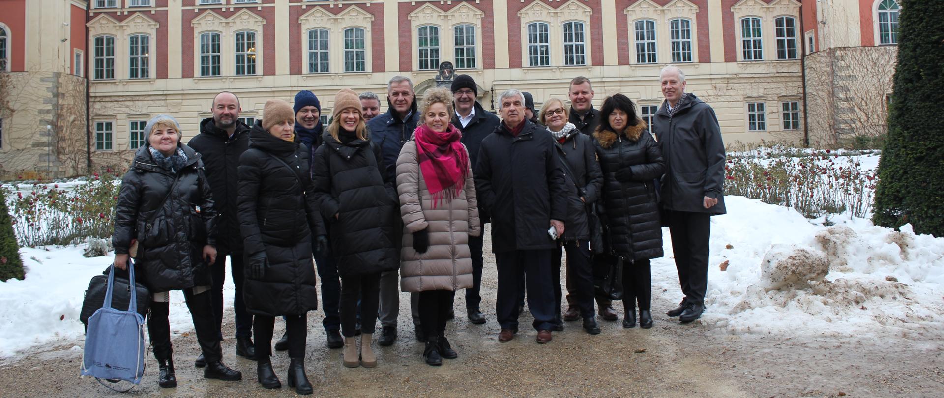 Samorządowcy z powiatu bielskiego z wizytą w Łańcucie