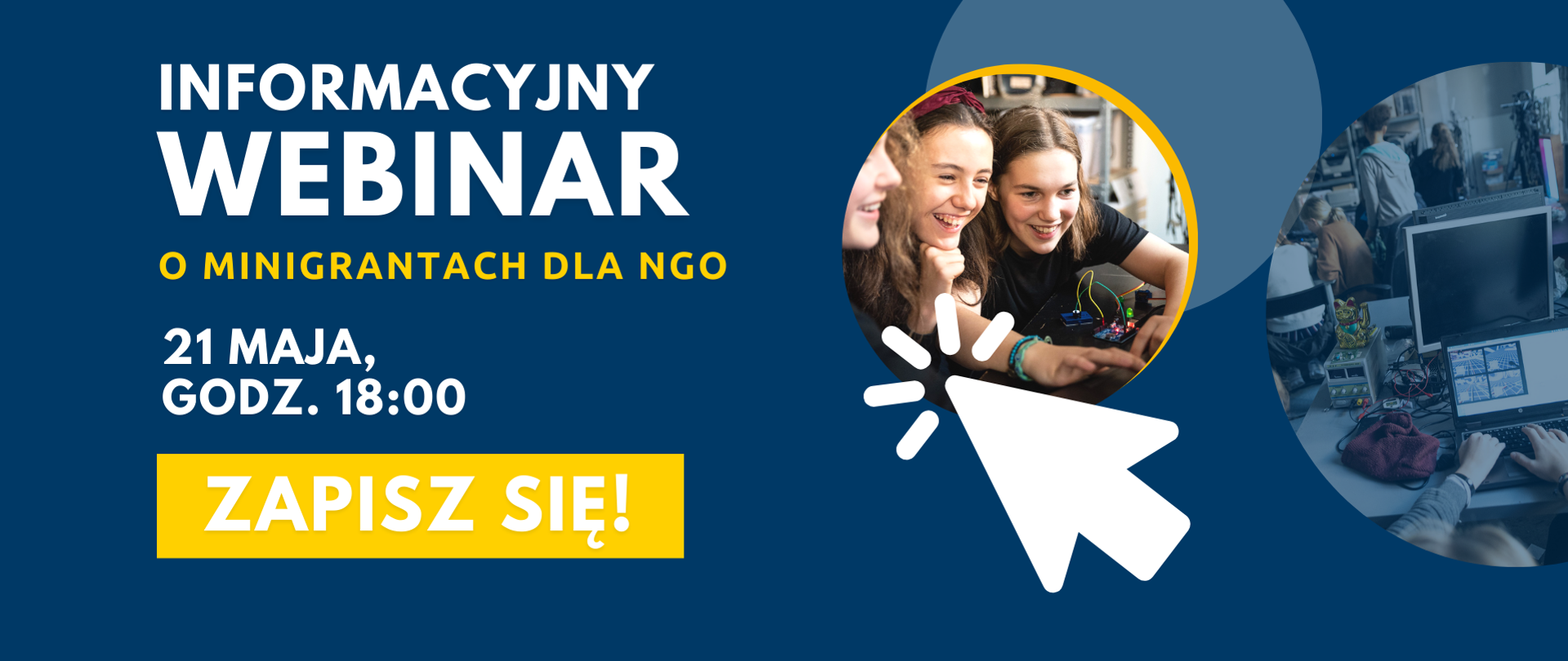 Meet and Code, europejska inicjatywa wspierająca organizacje pozarządowe, umożliwia dzieciom i młodzieży zdobywanie kompetencji niezbędnych w erze technologii. Dołącz do nas 21 maja na informacyjnym webinarze, gdzie dowiesz się, jak twoja organizacja może włączyć się w tę rewolucję.