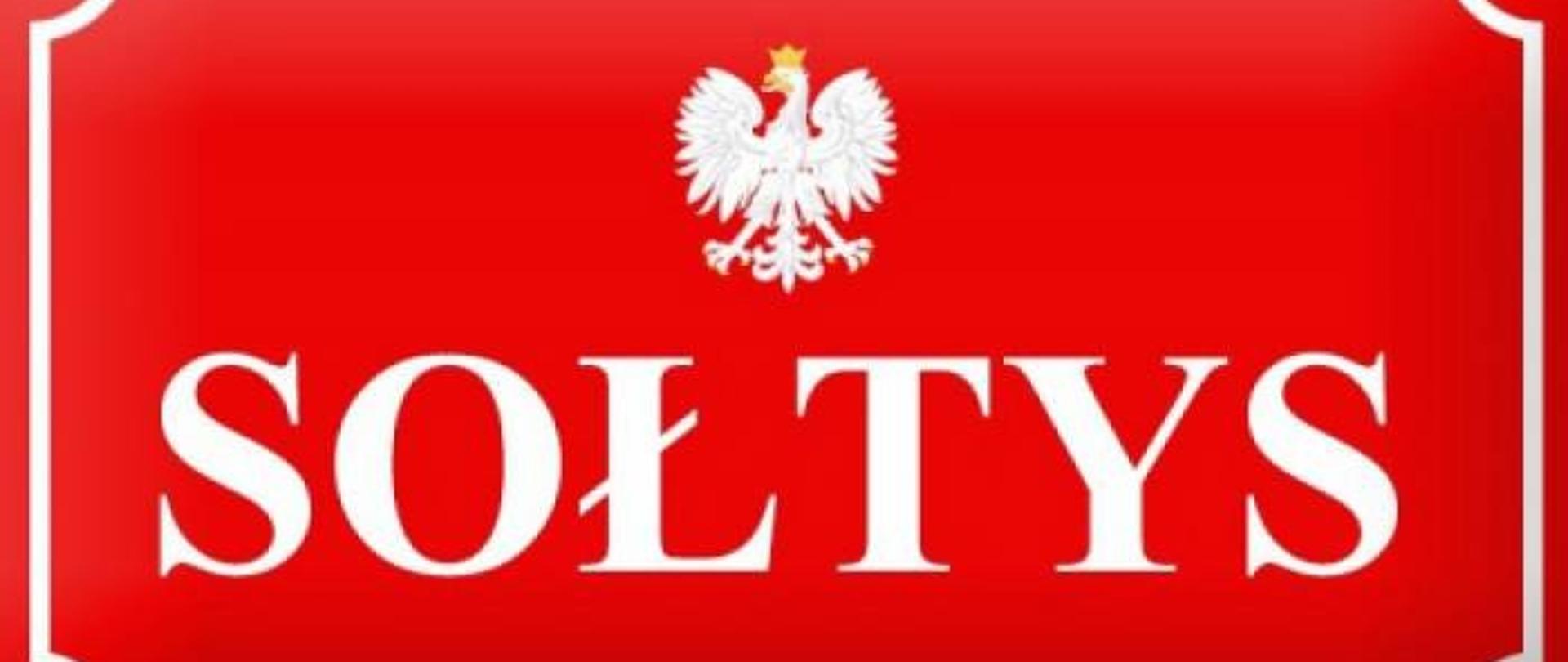 Sołtys - tabliczka