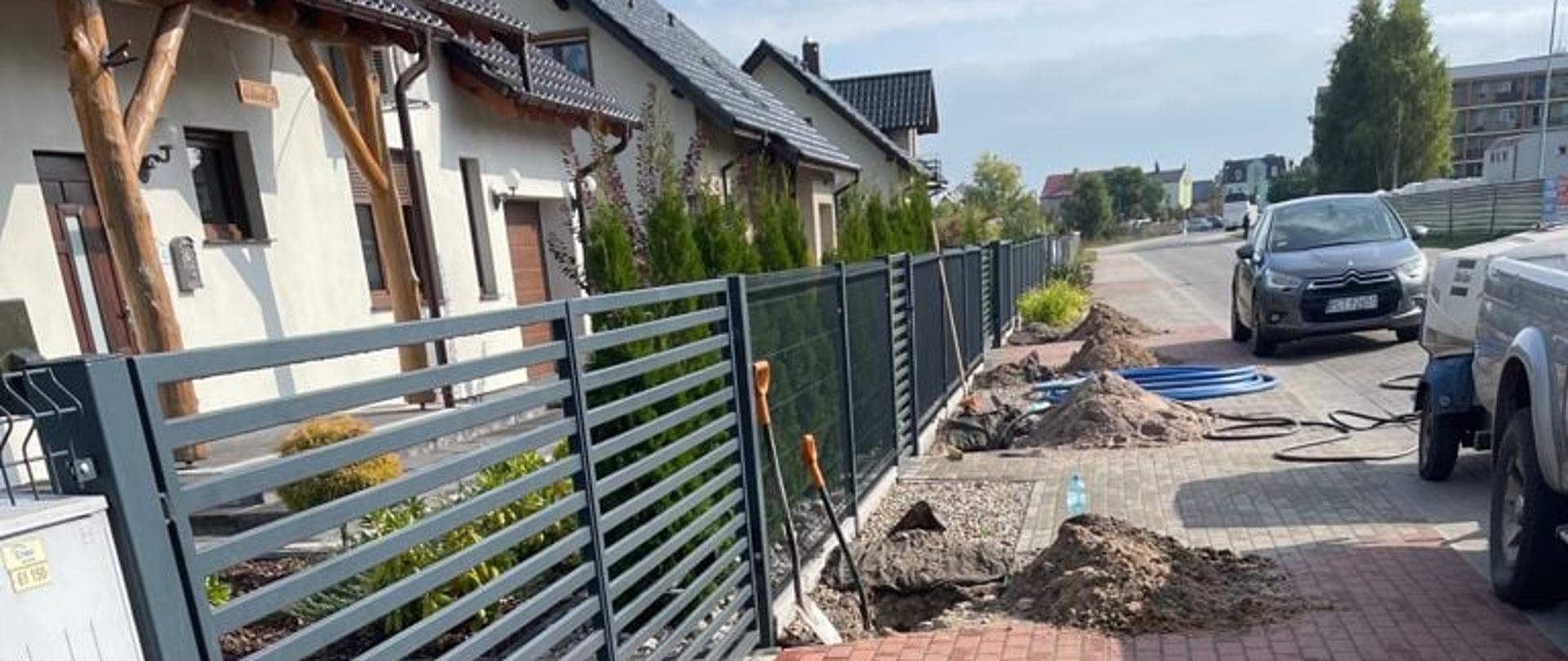 Budowa oświetlenia na ul. Kalinowej