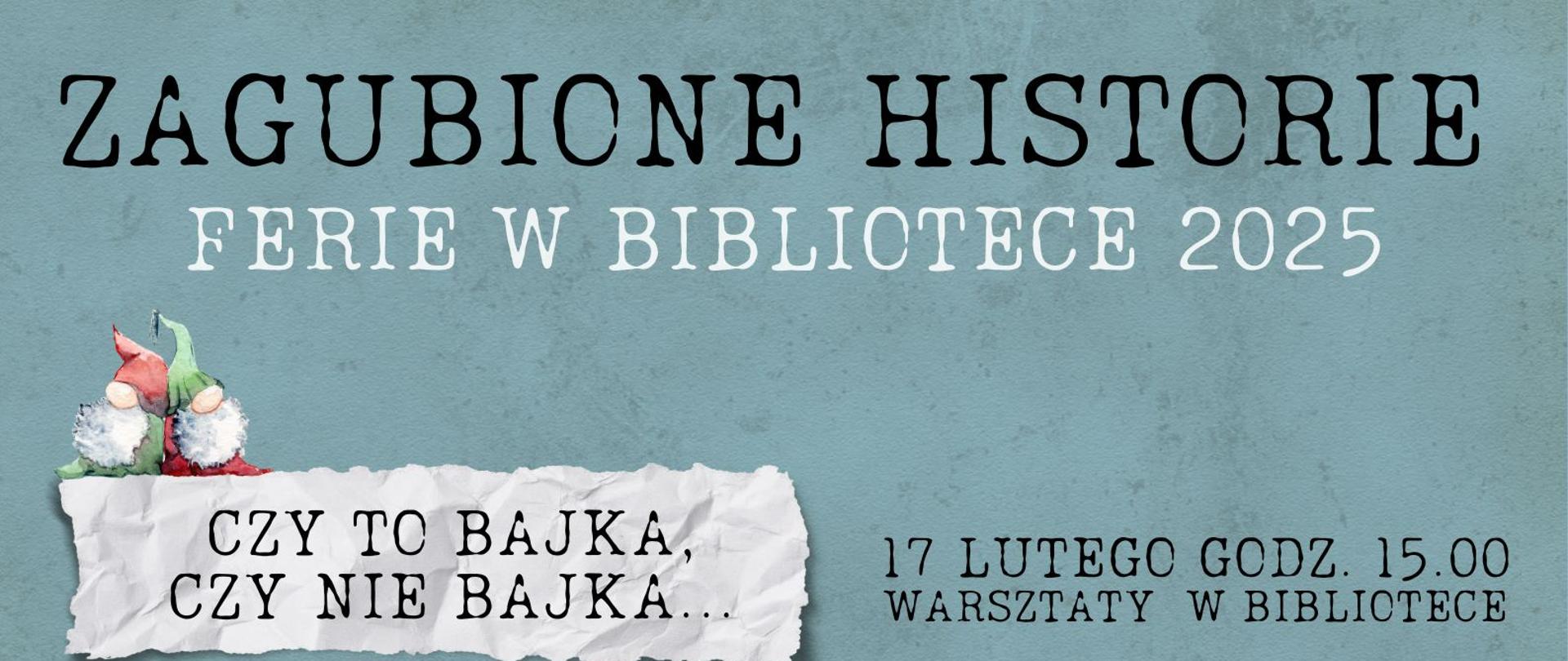 Ferie w Bibliotece 2025