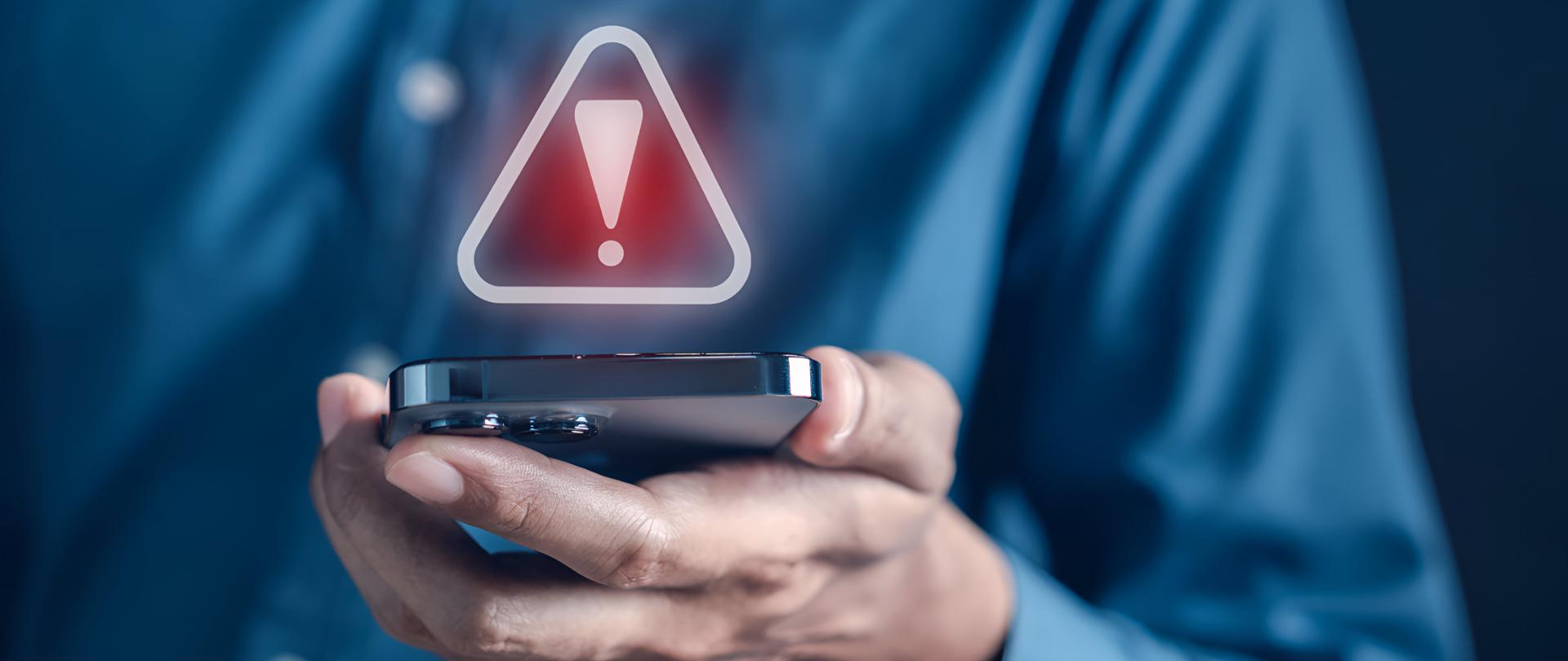 System ostrzegawczy znak ostrzegawczy symbol papieru wycięty. Powiadomienie o błędzie i koncepcja konserwacji