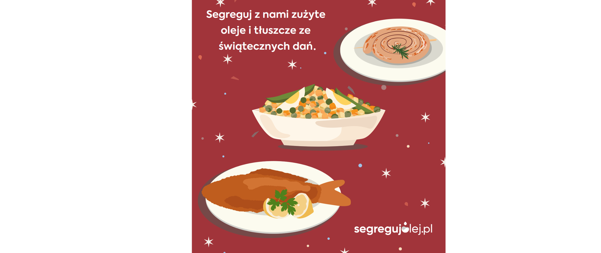 Dobre rady na nadchodzące święta. Segreguj z nami zużyte oleje i tłuszcze ze świątecznych dań. 