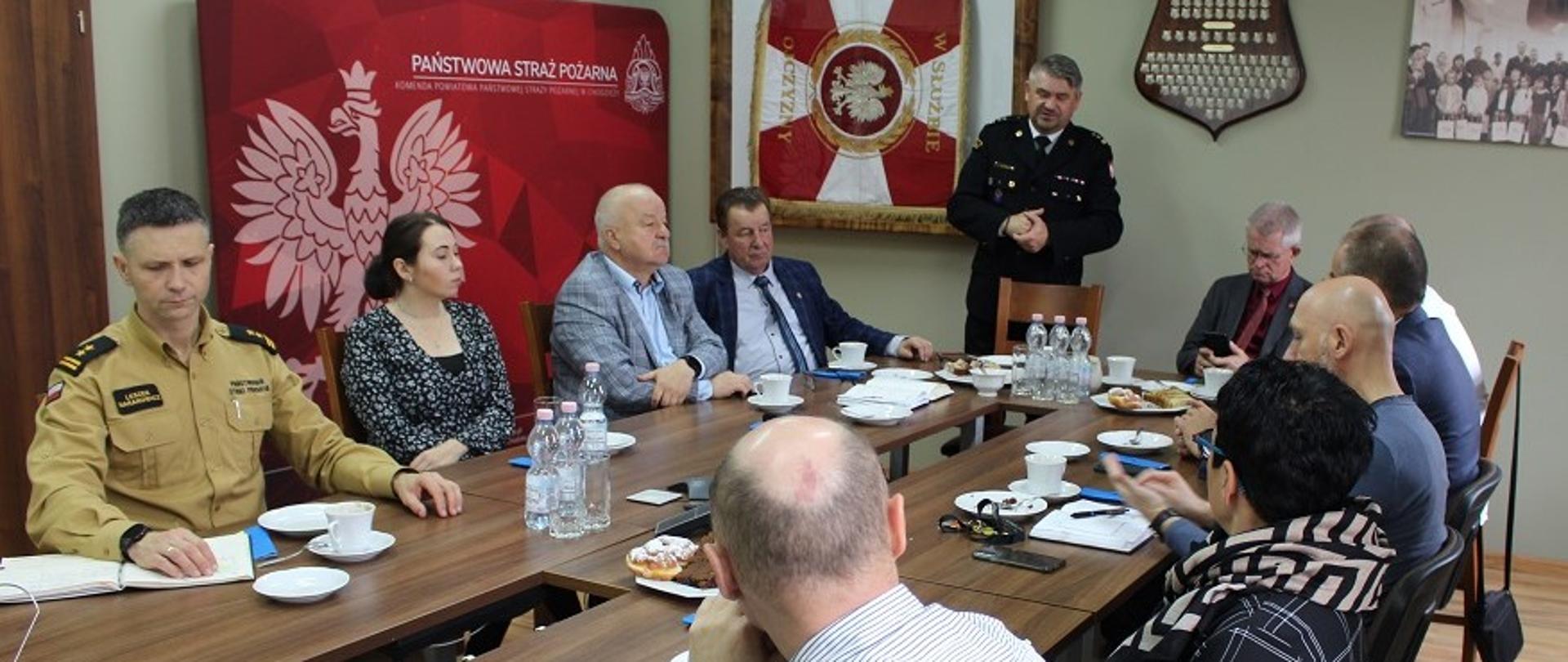 Zdjęcie ze spotkania w PSP