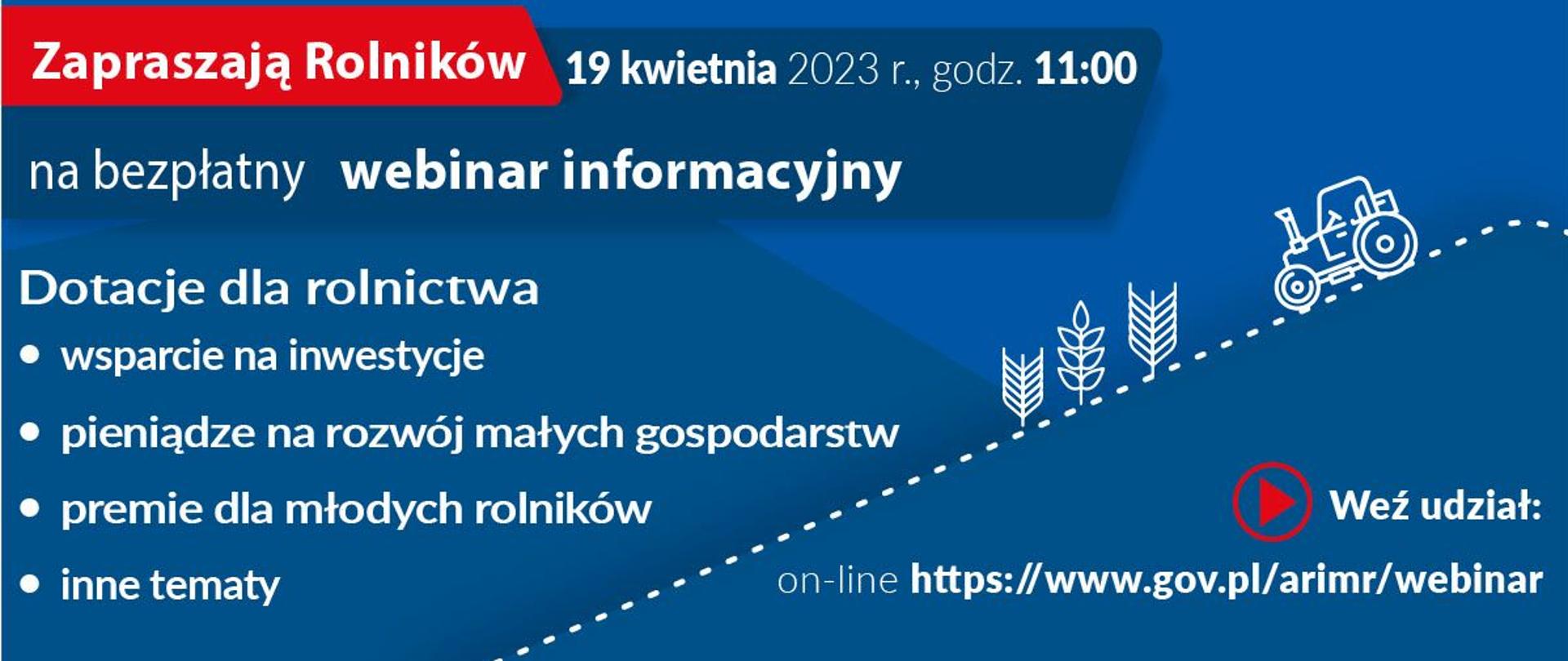 Webinar informacyjny dla rolników