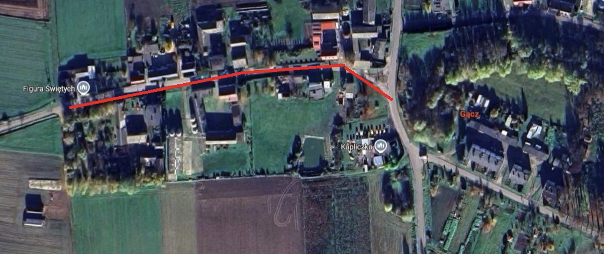 Budowa sieci kanalizacji sanitarnej z przyłączami w miejscowości Gącz
gmina Janowiec Wielkopolski