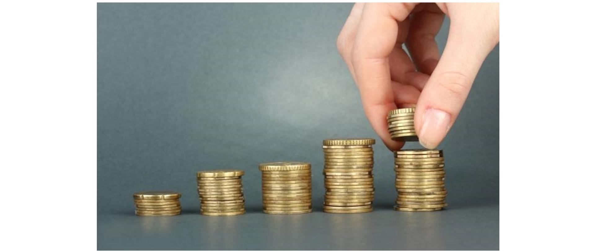 Waloryzacja świadczeń wypłacanych przez KRUS - obrazek monet