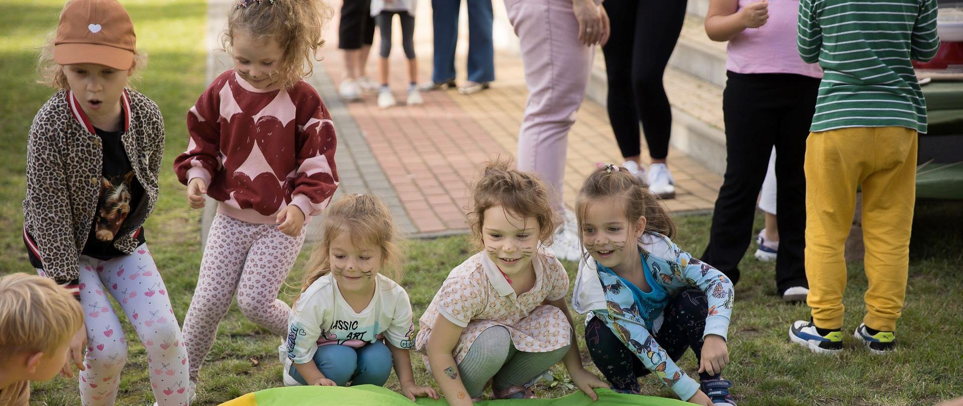 Wspólne zabawy podczas pikniku