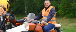 Mateusz Wilkowski przyjechał 55-letnim motocyklem MZ trophy ES250/2.