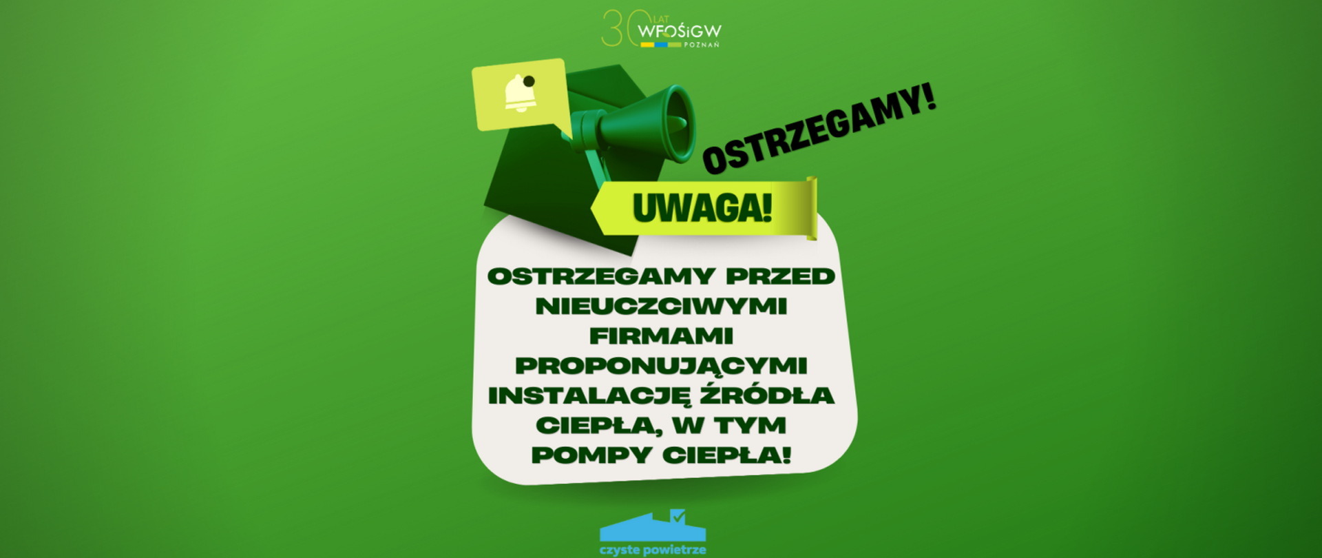 Ostrzegamy przed nieuczciwymi firmami proponującymi instalację źródła ciepła, w tym pompy ciepła