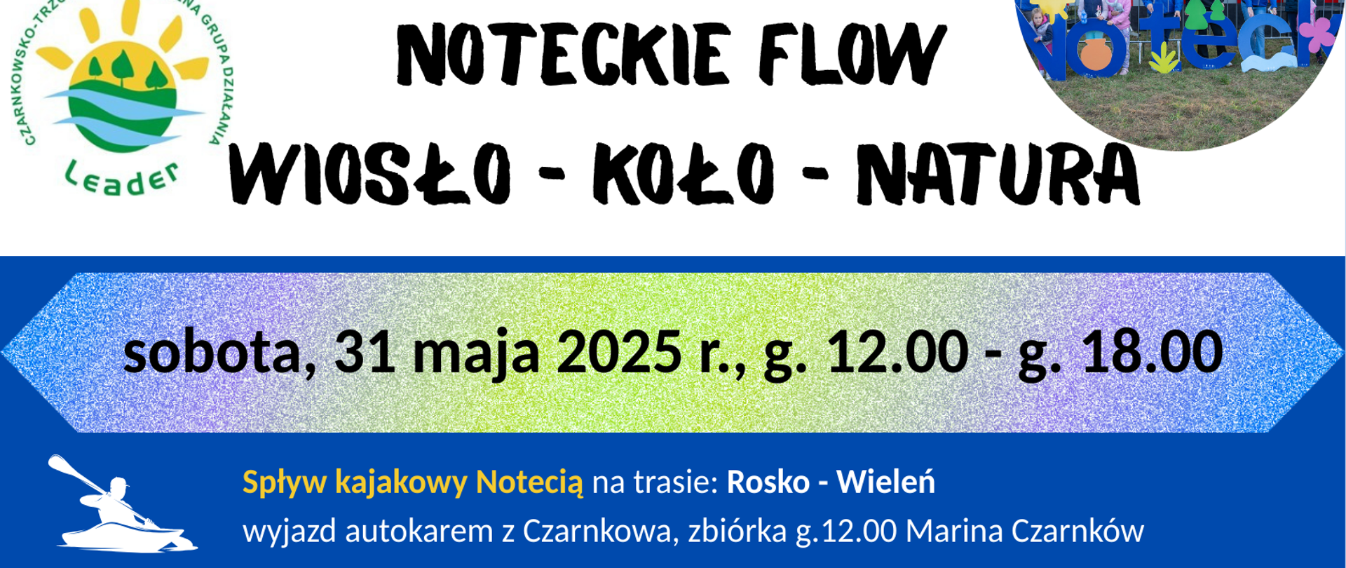 Noteckie Flow Wiosło - Koło - Natura - zaproszenie