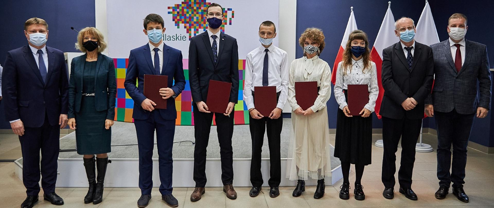 Stypendyści z powiatu bielskiego