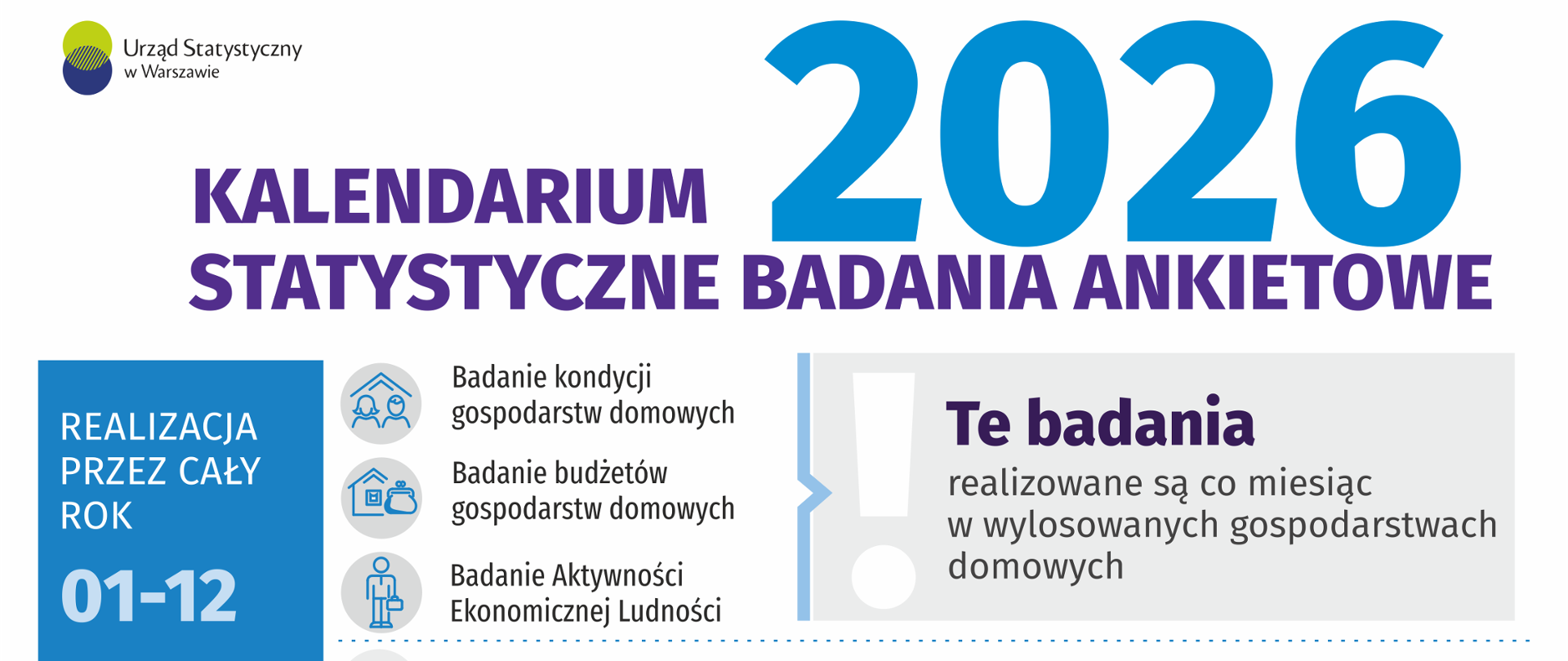 Kalendarium badań ankietowych 2026r.