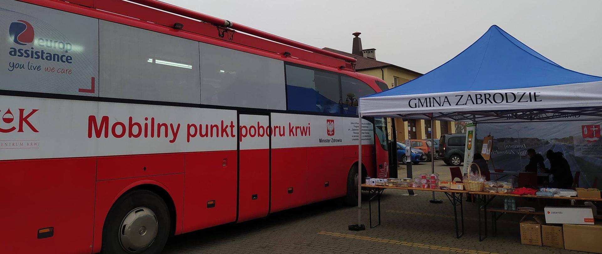 Mobilny punkt poboru krwii