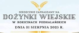 Plakat Dożynki Wiejskie