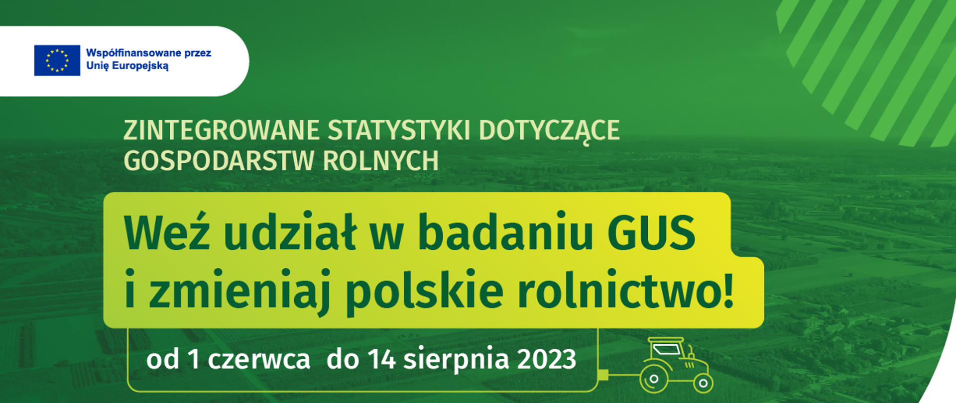 Weź udział w badaniu GUS i zmieniaj polskie rolnictwo!