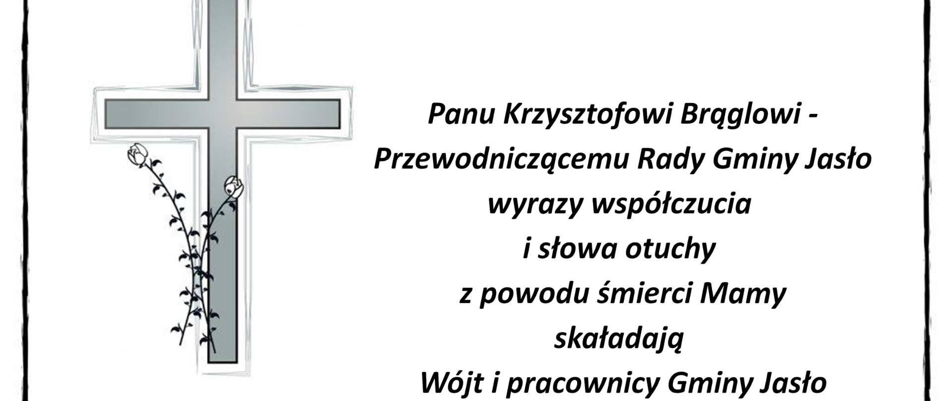 kondolencje i wyrazy współczucia
