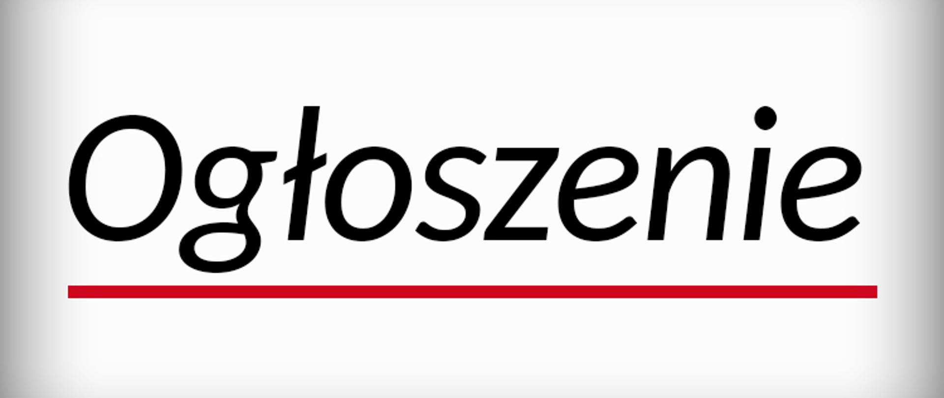 Ogłoszenie