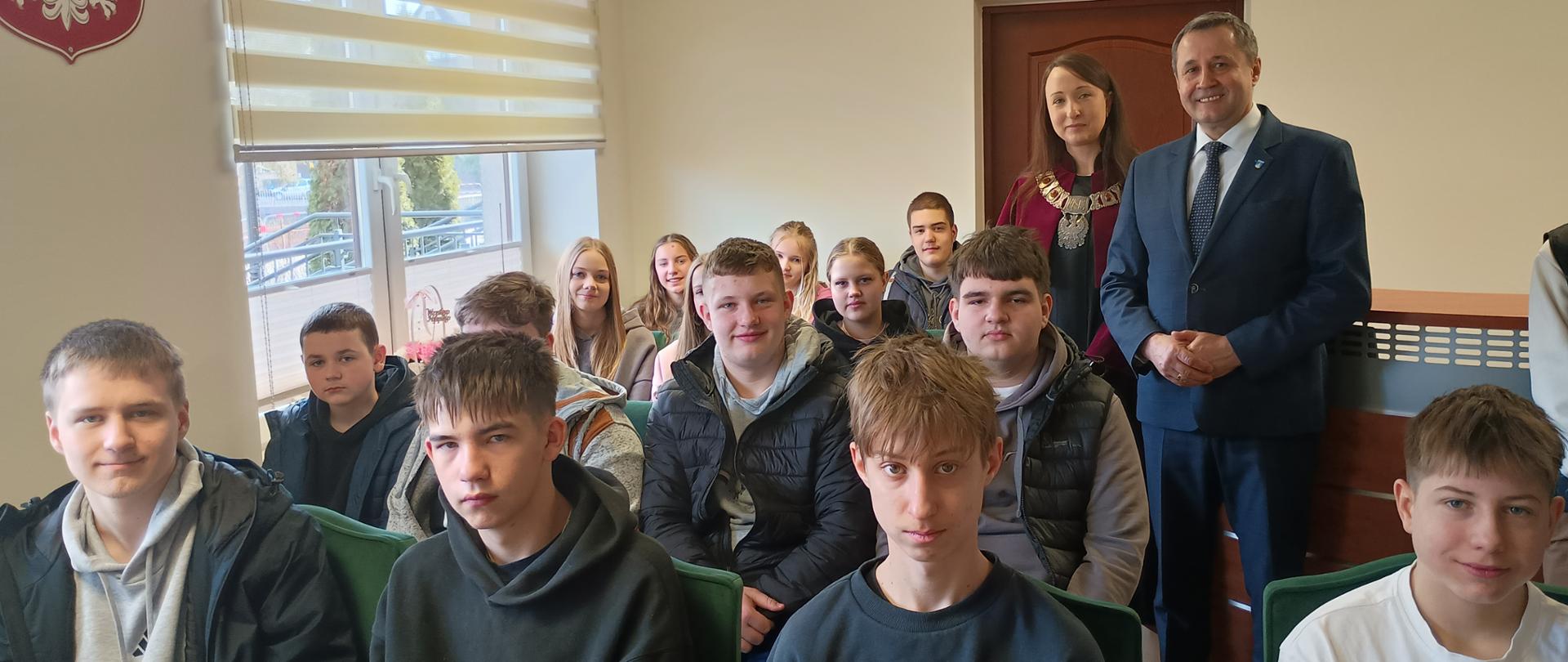 Spotkanie w USC urzędu gminy 