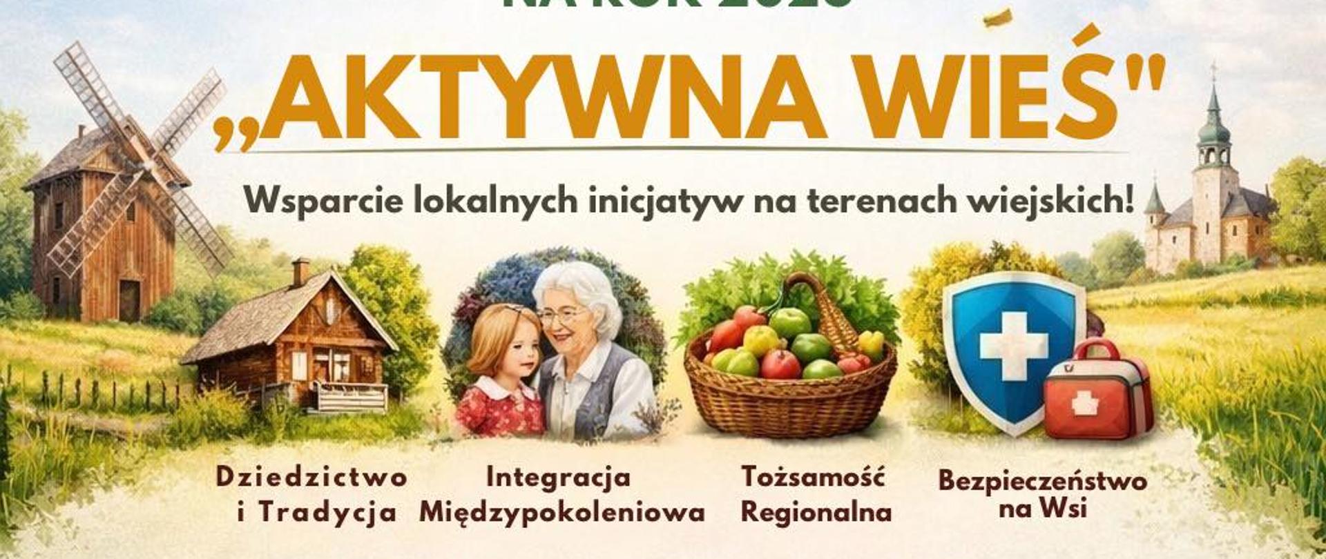 PROGRAM „AKTYWNA WIEŚ” – OTWARTY KONKURS OFERT 2026