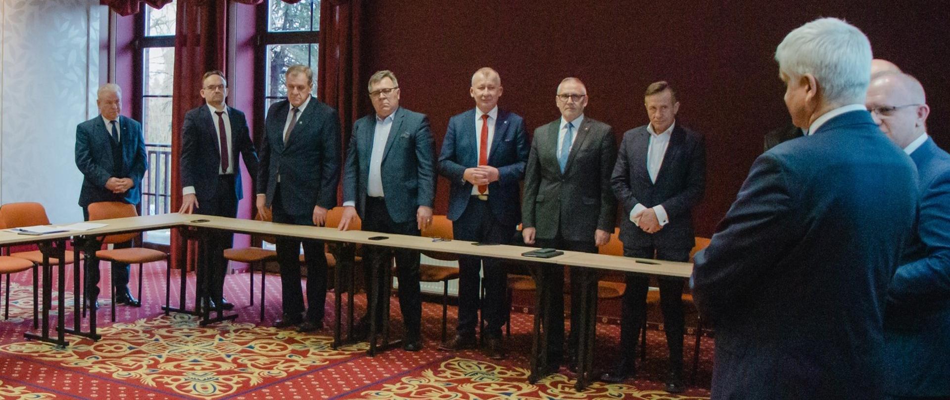 Konwent powiatów województwa podlaskiego z udziałem m.in. starosty bielskiego Sławomira Jerzego Snarskiego i wicestarosty Piotra Bożko