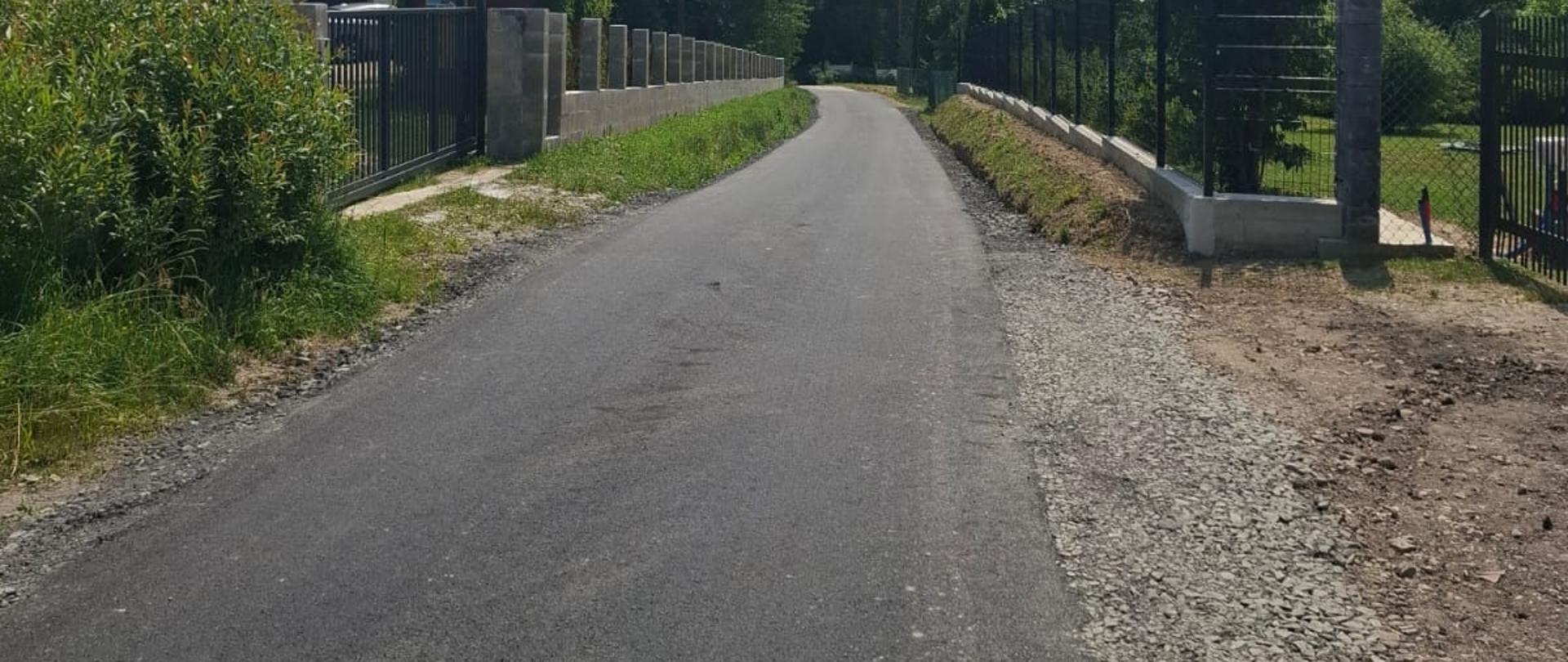 Droga gminna Rokiciańska w Skawie