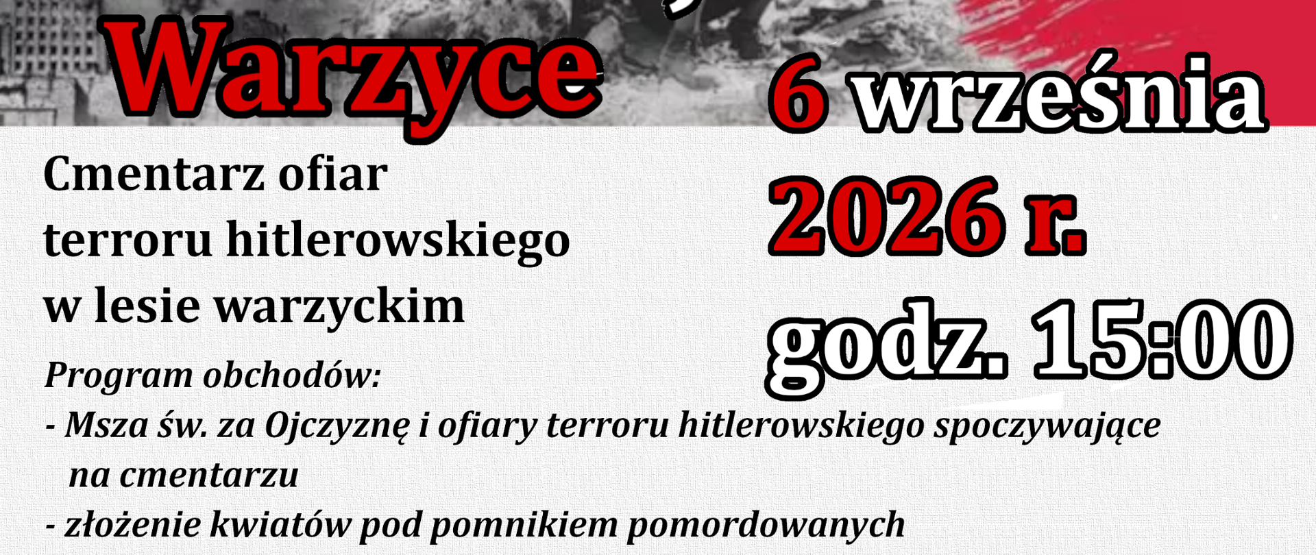 87. rocznica wybuchu II wojny światowej