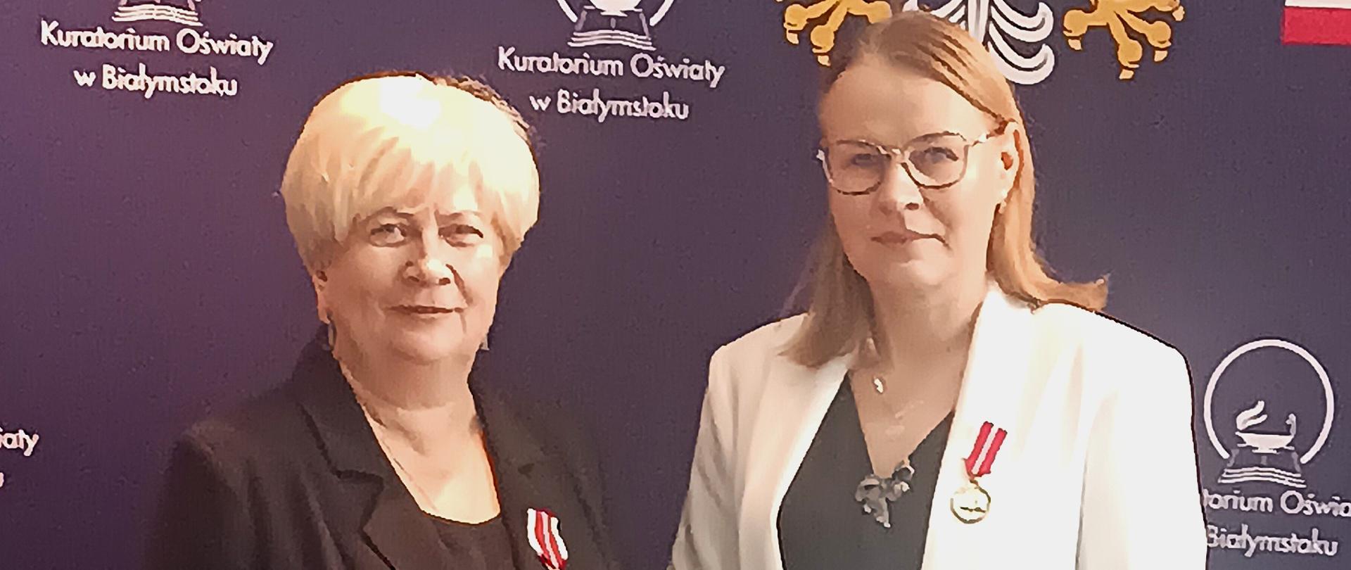 Marta Gołębiewska-Szczykowska oraz Maria Sokołowska uhonorowane Medalem Komisji Edukacji Narodowej