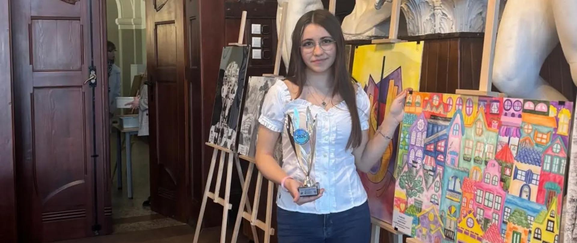 Olga Rybak - laureatka II miejsca w ogólnopolskim konkursie „Bliżej Architektury 2”