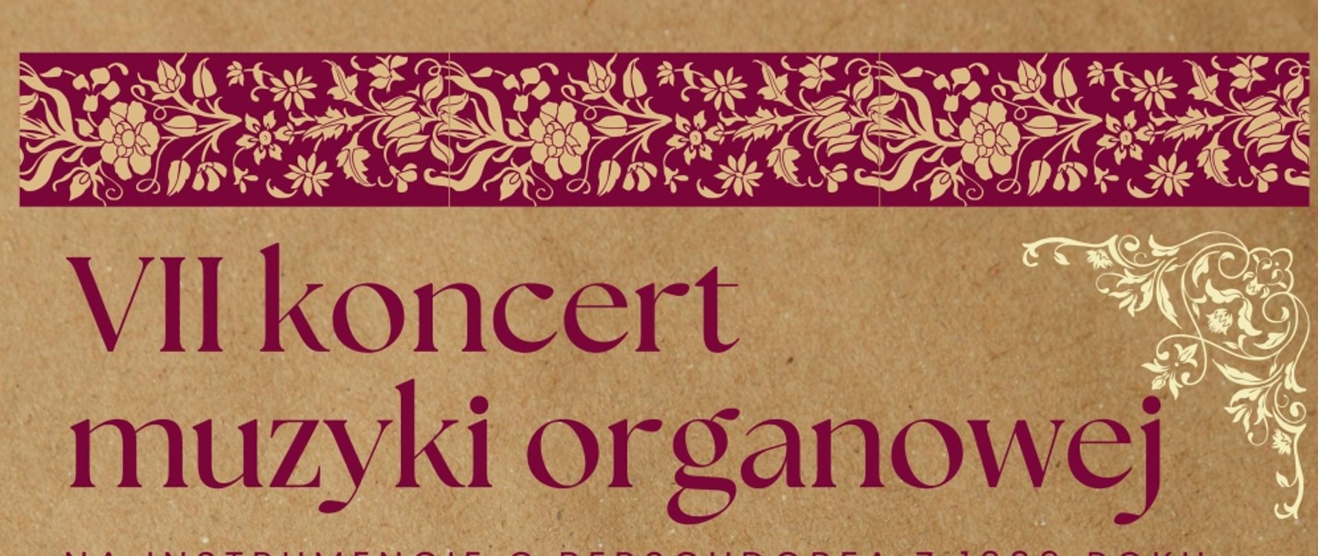 Koncert muzyki organowej