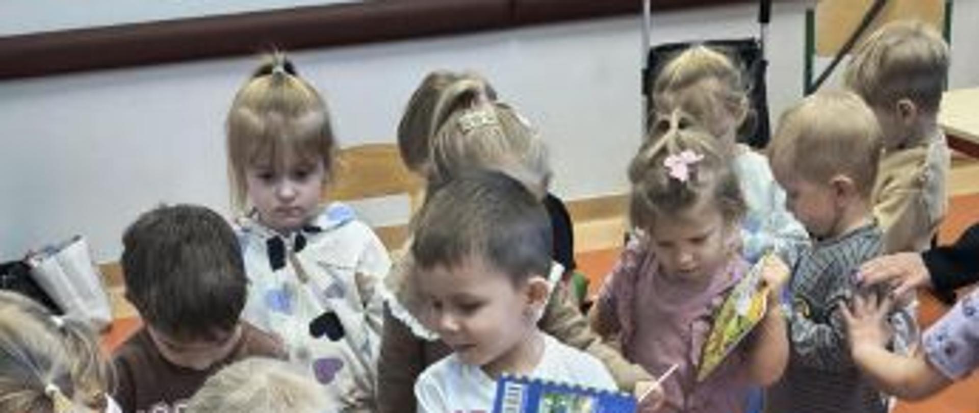 Na zdjęciu znajdują się przedszkolaki z Przedszkole w Barwałdzie Średnim.