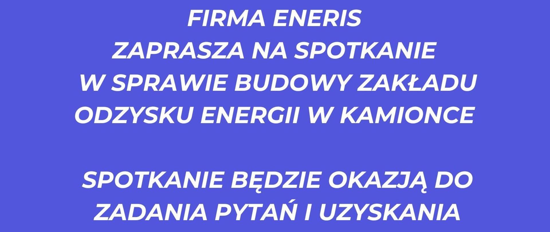 Informacja o spotkaniu w Milczu