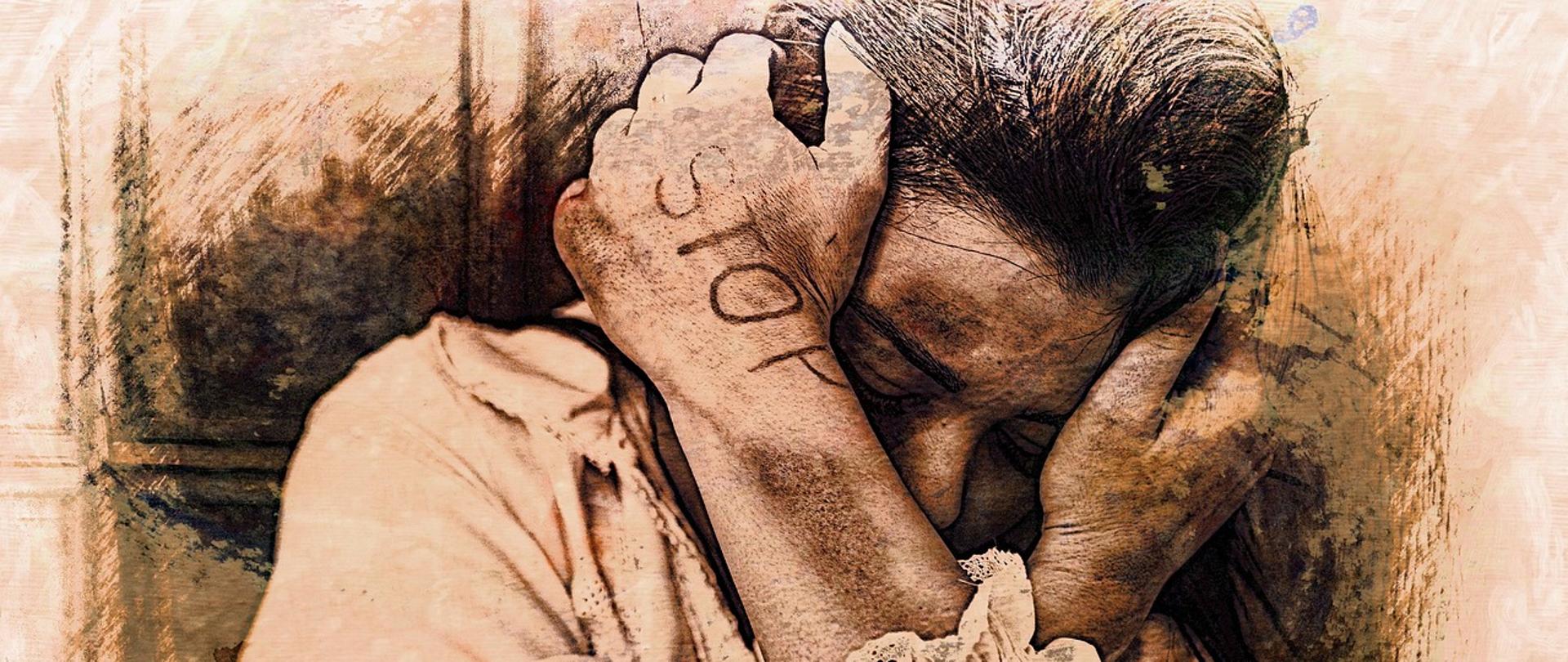 Stop przemocy w rodzinie - grafika ilustracyjna