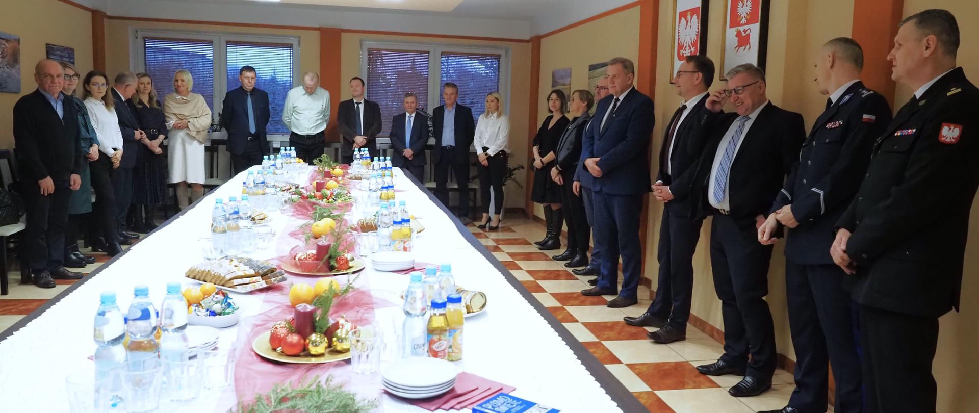 Spotkanie opłatkowe w Starostwie Powiatowym