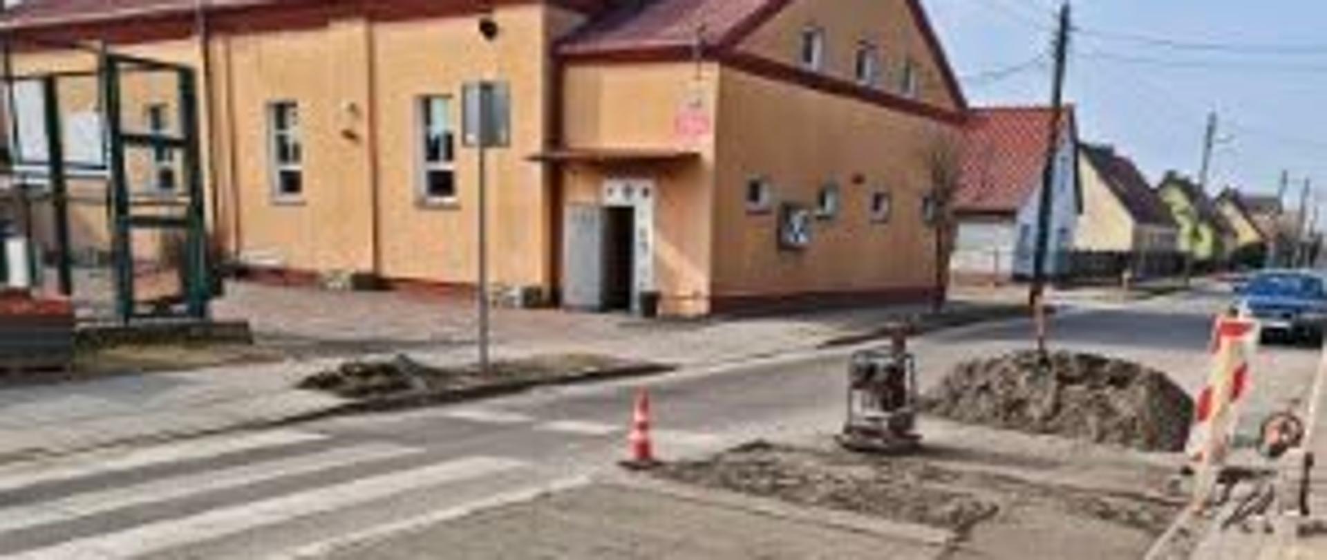 Wyniesione przejście dla pieszych na ul. Daszyńskiego