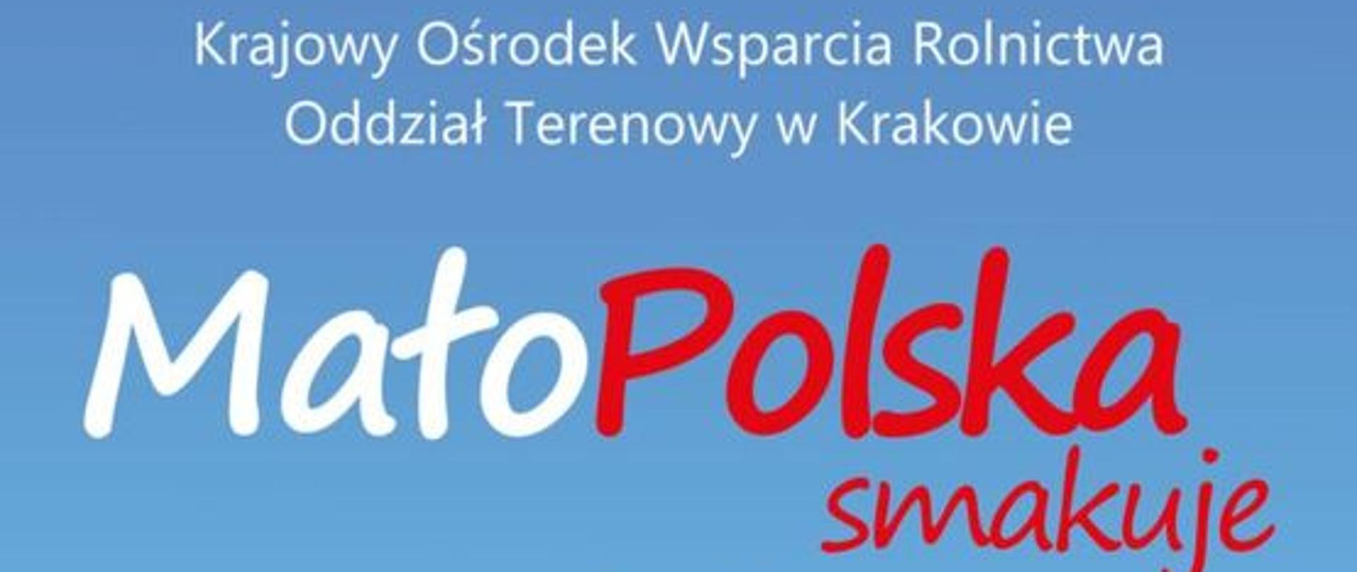 Plakat informacyjny o konkursie do kół gospodyń wiejskich. Na dole plakatu grafika jaj wielkanocnych oraz logotypy instytucji rolnictwa i rozwoju wsi , KOWR, Polska smakuje , Produkt polski