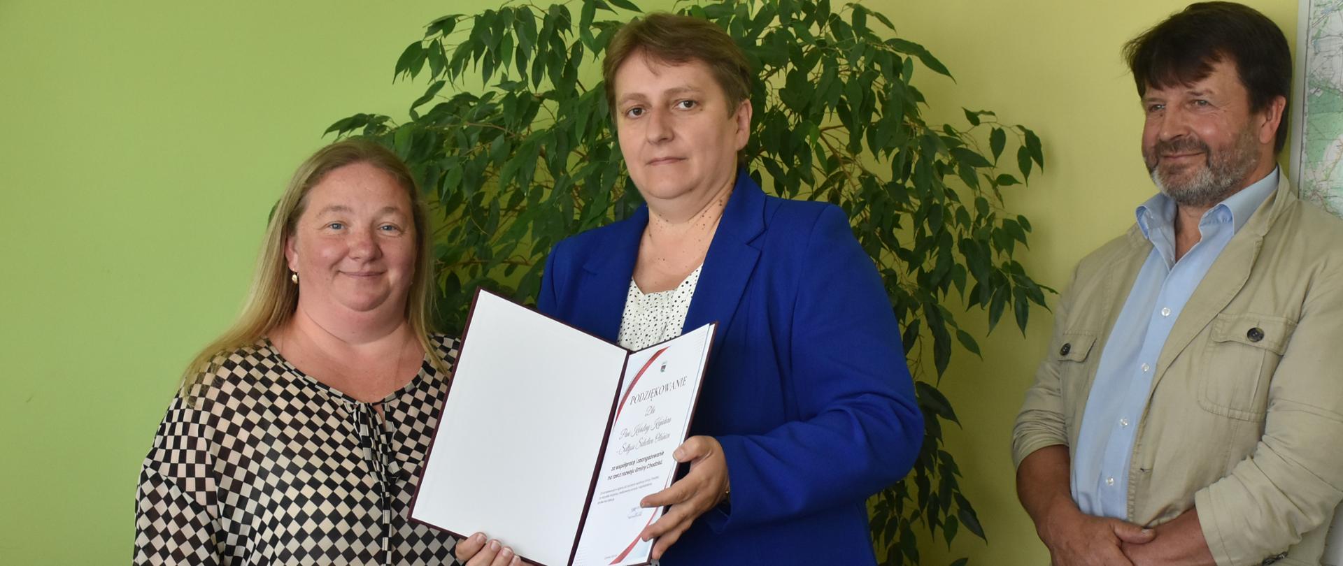 Podziękowania dla sołtysa Oleśnicy