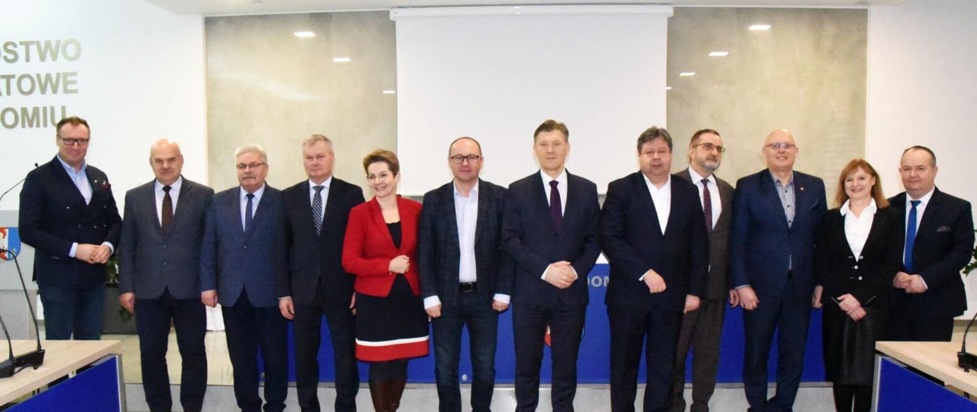 Spotkanie burmistrzów, wójtów z władzami powiatu