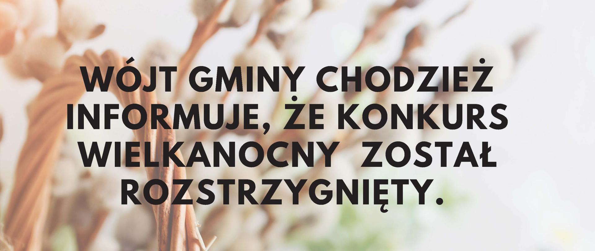 Informacja - konkurs Wielkanocny
