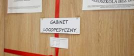 Wejście do gabinetu logopedycznego