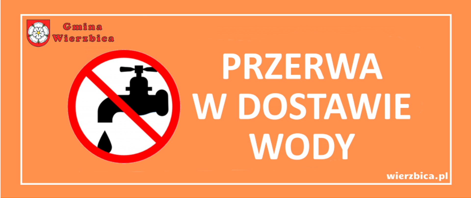 Przerwa w dostawie wody