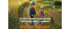 VIII losowanie hulajnóg dla dzieci rolników, które ukończą kurs
e-learningowy „Bezpiecznie na wsi mamy - upadkom zapobiegamy”
