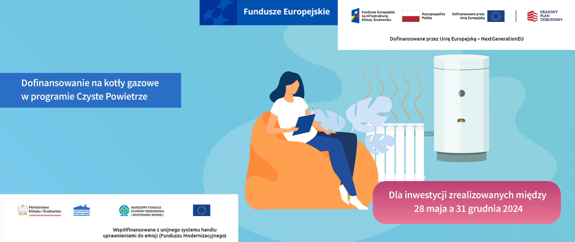 Grafika dotacje do kotłów gazowych