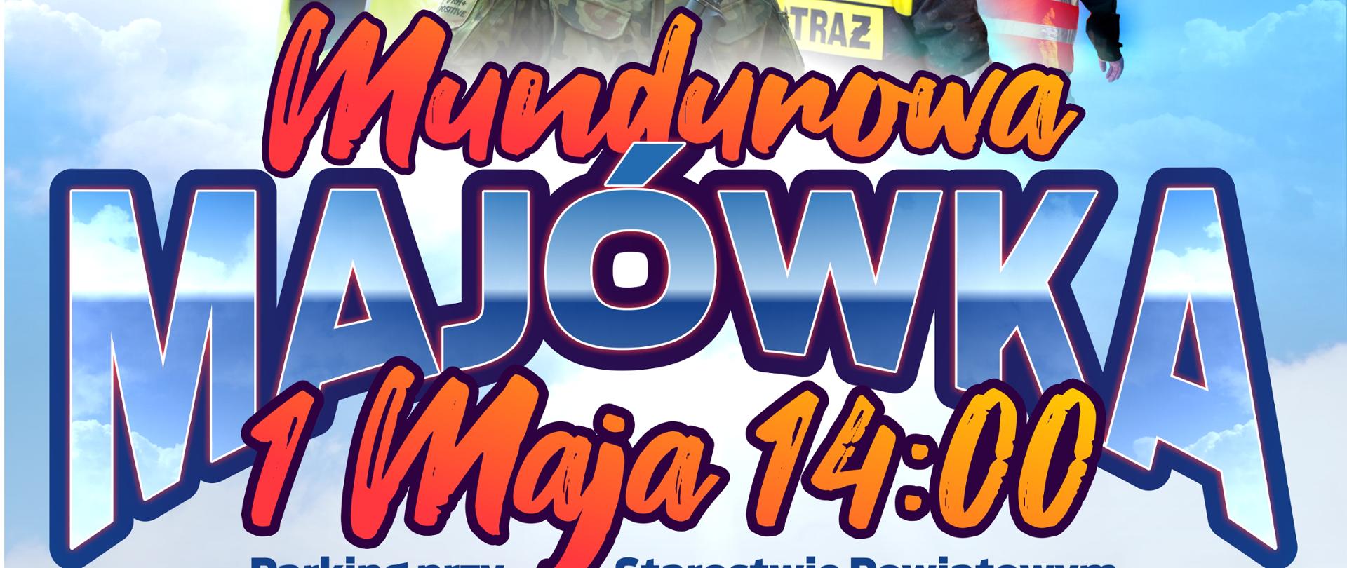 Plakat Mundurowa Majówka