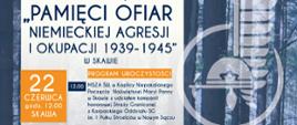 Plakat Pamięci Ofiar Niemieckiej Agresji i Okupacji 1939-1945.